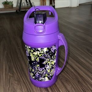 Under Armour Purple and Black Water Jug 64 oz